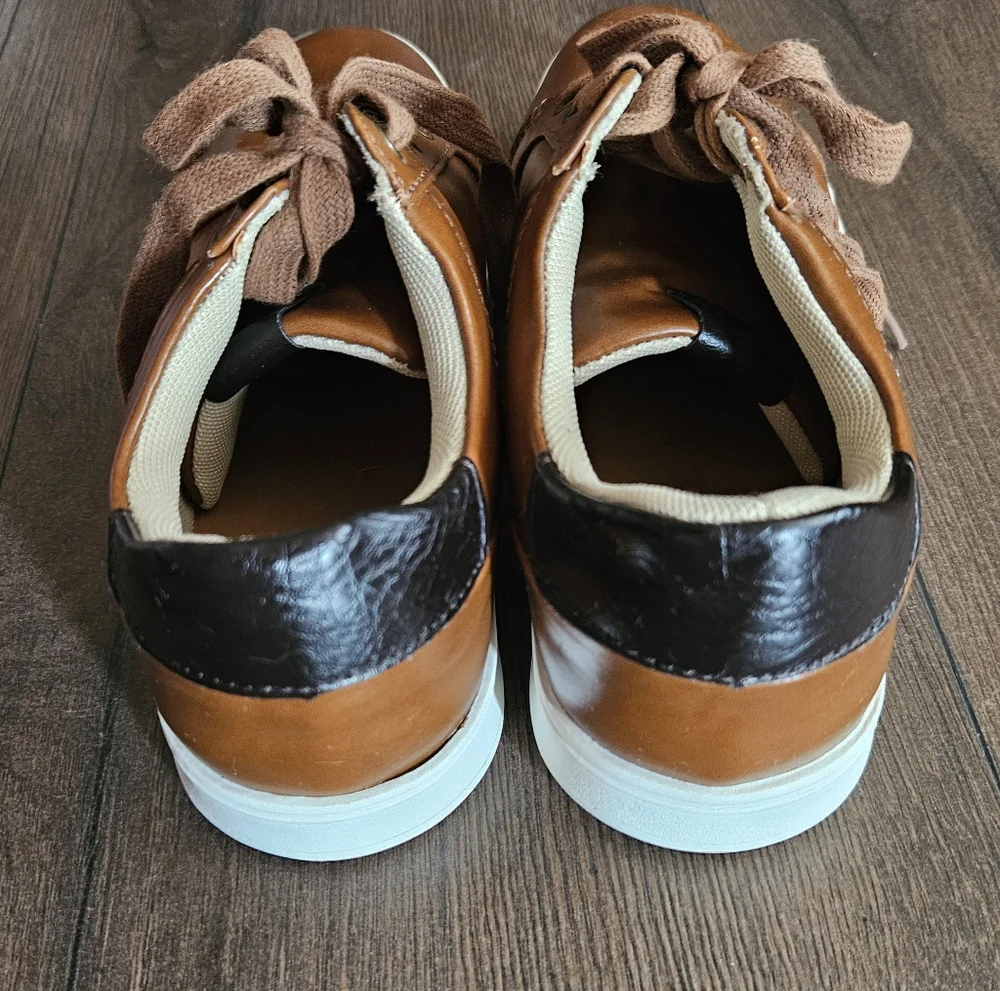 Goodfellow & Co Men's Eddie Casual Faux Leather Sneakers Size 8 EUC